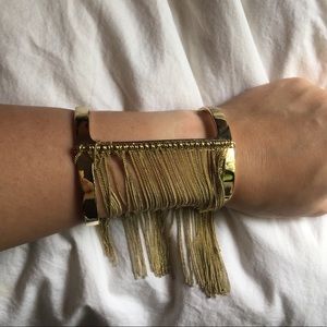 BcbgMaxazria Fringe Cuff 💛